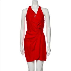 Parker Red Silk Mini Dress - NWT